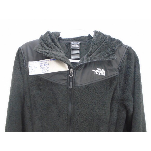 THE NORTH FACE Women's Black Oso Fleece Hoodie Jacket Coat Size M - Picture 2 of 8